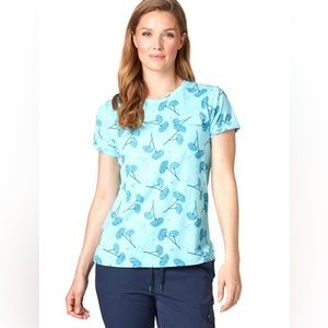 Helly Hansen Lomma Shirt Sleeve Blue Hiking Tee